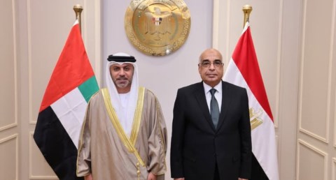 وزير العدل يستقبل سفير دولة الإمارات العربية المتحدة 