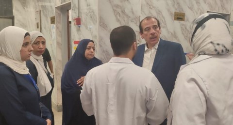 • نائب وزير الصحة يتفقد المستشفى العام والنصر للتأمين الصحي بحلوان.. ويوجه بالتحقيق في المخالفات 