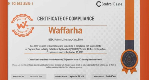 تطبيق وفرها يحصل على شهادة PCI DSS لتأمين بيانات الدفع