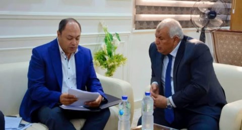 رئيس هيئة تنمية الصعيد يلتقي محافظ الوادي الجديد