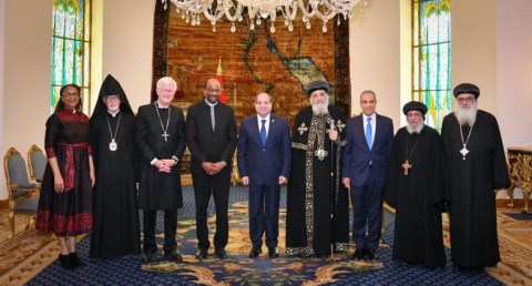 الرئيس السيسى يستقبل وفد مجلس الكنائس العالمي     