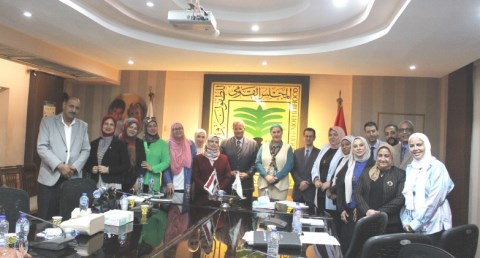 خلال الاجتماع الأول لرئيسة المجلس القومي للطفولة والأمومة مع مشرفي عموم فروع المجلس في 10 محافظات