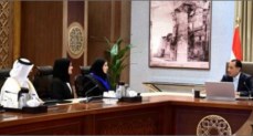 رئيس الوزراء يلتقى وزيرة الدولة للتعاون الدولى بوزارة الخارجية القطرية والوفد المرافق