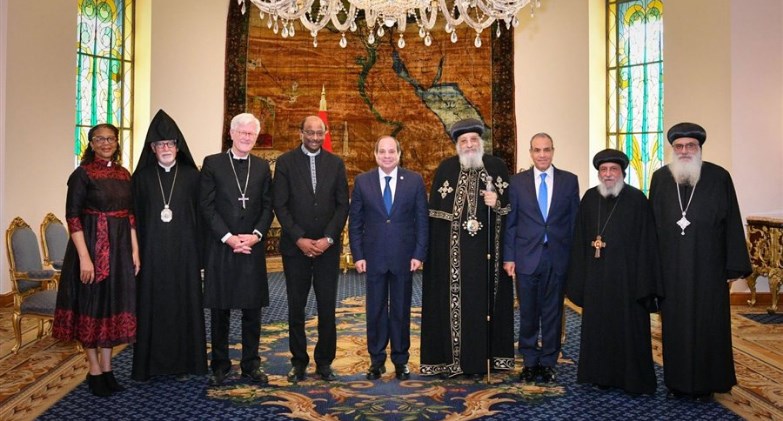 الرئيس السيسى يستقبل وفد مجلس الكنائس العالمي      الرئيس السيسى يستقبل وفد مجلس الكنائس العالمي