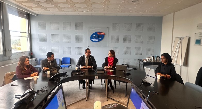 رئيس هيئة الرعاية الصحية يوقّع مذكرة تفاهم مع مستشفيات جامعة مونبلييه الفرنسية رئيس هيئة الرعاية الصحية يوقّع مذكرة تفاهم مع مستشفيات جامعة مونبلييه الفرنسية