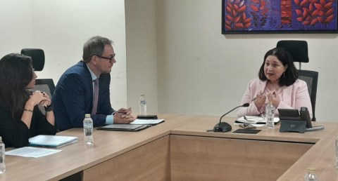  نائبة وزيرة التضامن الاجتماعي تلتقي رئيس التعاون الإنمائي الألماني بسفارة ألمانيا بالقاهرة