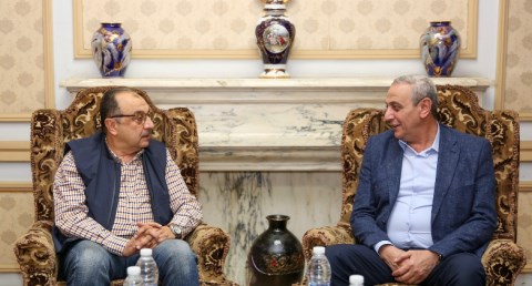 وزير قطاع الأعمال العام يلتقي محافظ الغربية في مستهل زيارته لشركة مصر للغزل والنسيج بالمحلة الكبرى