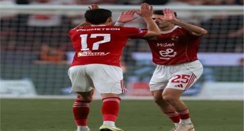 مروان عطية يسجل الهدف الثاني للأهلي في شباك الزمالك