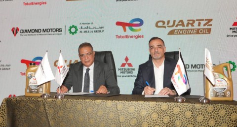 ‎توتال إنرجيز تجدّد اتفاقية التعاون مع دايموند موتورز لتزويد سيارات ميتسوبيشي بزيوت TotalEnergies Quartz عالية الجودة