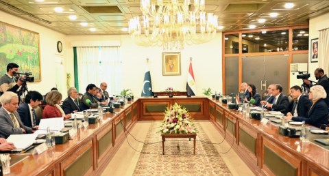 مشاورات سياسية بين وزيرى الخارجية المصري والباكستاني في إسلام آباد