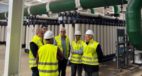 وزير الري يتفقد محطة أغادير لتحلية مياه البحر لأغراض الشرب والزراعة بالمملكة المغربية