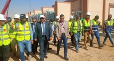وزير الكهرباء يتفقد محطة محولات ND5 