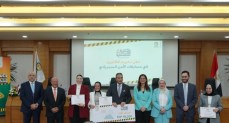 الإتربي يكرم العاملين الفائزين في فعاليات التوعية بالأمن السيبراني بالبنك الأهلي المصري