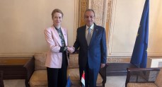 وزير الخارجية يلتقي الممثلة العليا للشئون الخارجية والسياسة الأمنية للاتحاد الأوروبي