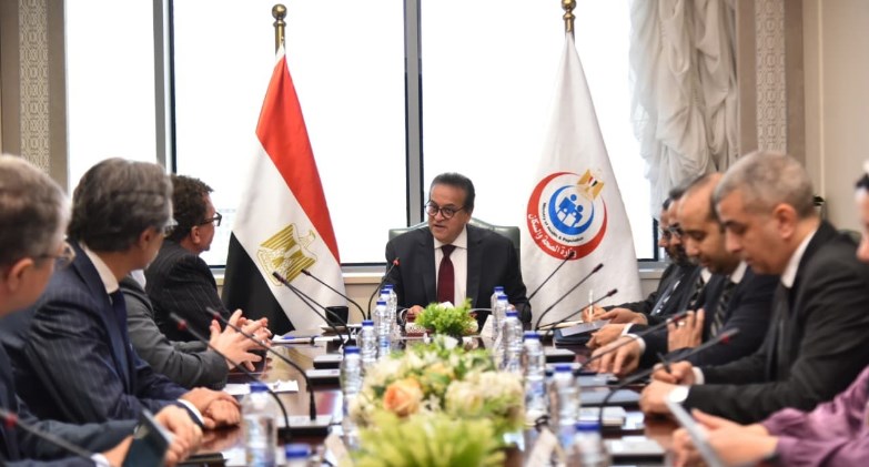وزير الصحة والسكان يستقبل ممثلي «مالتي كير فارما» الإيطالية وهيئة الدواء المصرية و«جيبتو فارما»