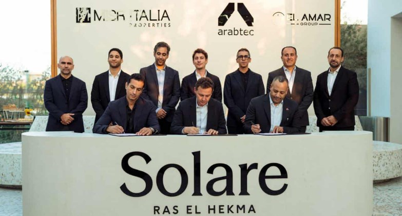 مصر إيطاليا العقارية تتعاون مع "أرابتك Arabtec" و"العمار El Amar" لتعزيز وتيرة الأعمال الإنشائية في "سولاري رأس الحكمة"