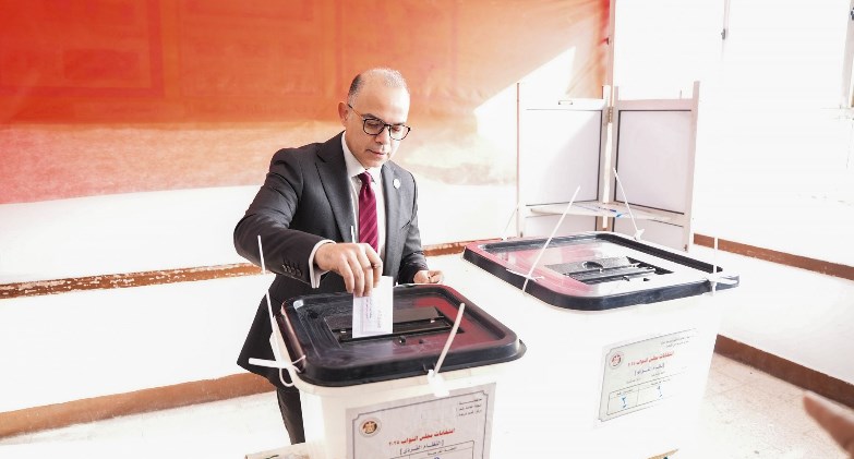  الدكتور محمد فريد رئيس هيئة الرقابة المالية يدلي بصوته في انتخابات مجلس النواب 2025