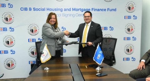 توقيع بروتوكول تعاون بين صندوق الإسكان الاجتماعي والبنك التجاري الدولي –مصر- CIB