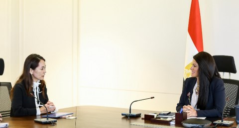 وزيرة التخطيط والتنمية الاقتصادية والتعاون الدولي تستقبل النائب الأول لرئيس الوكالة اليابانية للتعاون الدولي (جايكا)