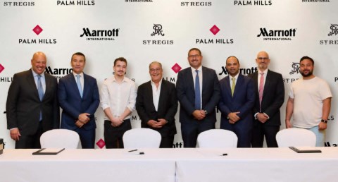 شركة بالم هيلز عن توقيع اتفاقية مع شركة ماريوت العالمية