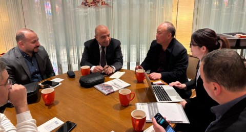 وزير الكهرباء يبحث مع مجموعة شركات " إنكورا" و"جوتيانج " و"هونغجى" توطين صناعة المهمات الكهربائية