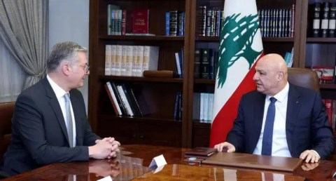  الرئيس اللبناني يستقبل وزير البترول لتلبية احتياجات لبنان من الغاز