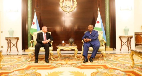 رئيس جيبوتي يستقبل نائب رئيس الوزراء مع وفد شركات القطاع العام والخاص