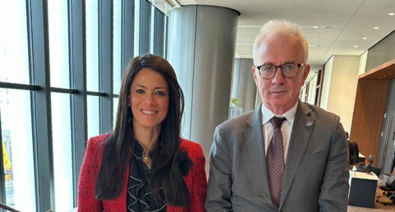 وزيرة التخطيط والتنمية الاقتصادية والتعاون الدولي تعقد لقاءات مكثفة مع مسئولي الحكومات والمؤسسات الدولية والإفريقية