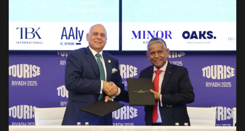 "شركة تي بي كى الدولية" و"فنادق ماينور" يوقعان اتفاقية تعاون استراتيجية لإطلاق علامة "أوكس" 