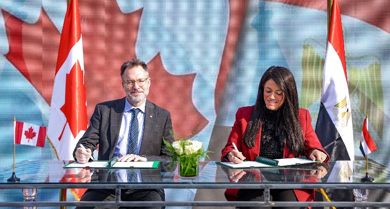 مصر وكندا يوقّعان 3 مشروعات جديدة لتمكين المرأة والفتيات وتعزيز الأمن الغذائي بمنحة 552 مليون جنيه