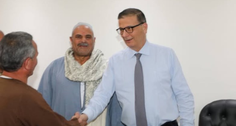 وزير الزراعة يستقبل وفداً من مزارعي الإصلاح الزراعي بالبحيرة وأسوان 