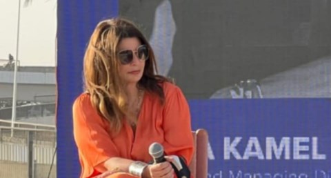 لمياء كامل مؤسس قمة صوت مصر والرئيس التنفيذي لشركة سي سي بلاس للعلاقات العامة 
