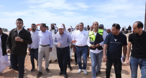 الوزير يتابع مشروع إنشاء خط سكة حديد بئر العبد - العريش- مطار طابا