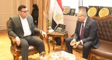  وزير الاسكان ومحافظ جنوب سيناء يتابعان المشروعات المشتركة بالمحافظة
