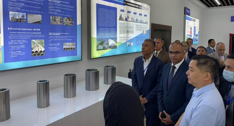 نائب وزير الإسكان يتفقد مصنع شين شينج الصيني لمواسير الدكتايل
