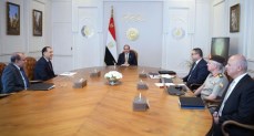 إجتمع الرئيس عبد الفتاح السيسي اليوم