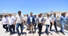 وزير الإسكان يتفقد كوبرى C19