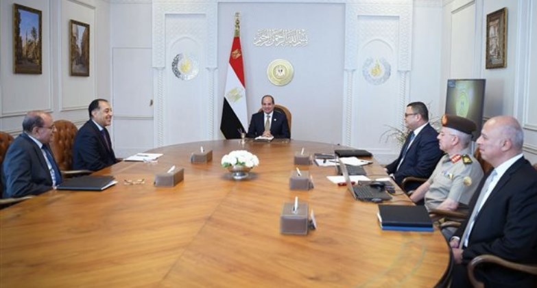 إجتمع الرئيس عبد الفتاح السيسي اليوم