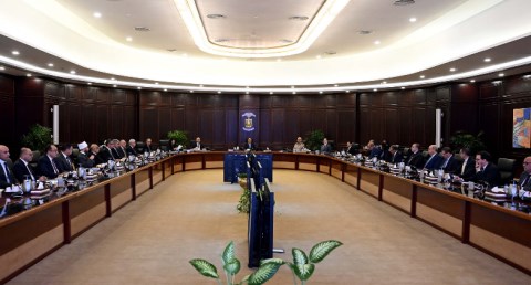 مجلس الوزراء خلال اجتماعه، اليوم الأربعاء،