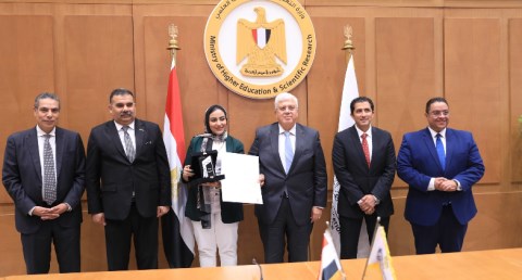 تكريم الطلاب الفائزين في مسابقة معًا لمواجهة الأفكار غير السوية
