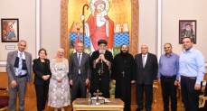 رئيس البنك الزراعي المصري يلتقي قداسة البابا تواضروس الثاني