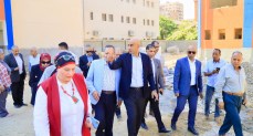  وزير التعليم يتفقد مواقع إنشائية لعدد من المدارس الجديدة بالمرج