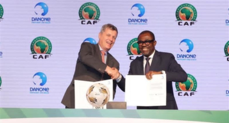 دانون شريكًا رسميًا للاتحاد الإفريقي لكرة القدم CAF