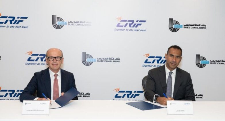 تعاون بنك قناة السويس مع شركة CRIF مصر