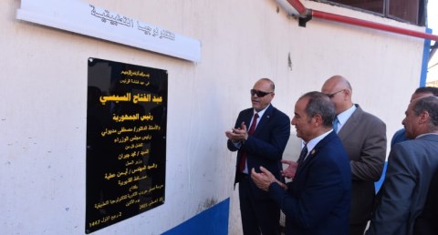   وزير العمل والمحافظ يفتتحان مدرسة نصار جروب الثانوية للتكنولوجيا