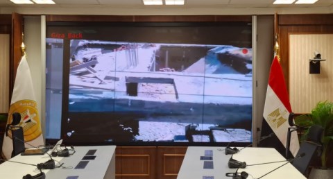 الشبكة الوطنية للطوارئ والسلامة ترصد عقار مخالف بحي الهرم بالجيزة