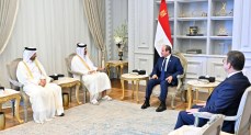 الرئيس عبد الفتاح السيسي و لشيخ محمد بن عبد الرحمن