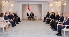 السيسي يؤكد دعم مصر الكامل لجهود استعادة الاستقرار فى لبنان  