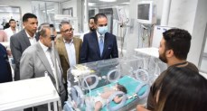وزير الصحة يتفقد مستشفى أطفال مصر 