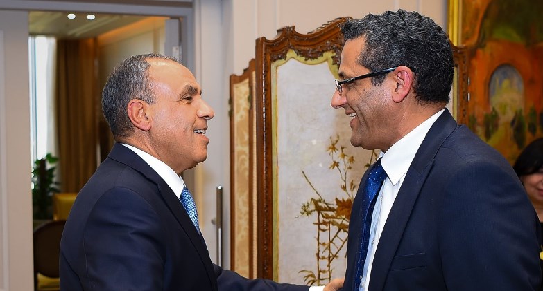 وزير الخارجية يستقبل نقيب الصحفيين ويبحث سبل تعزيز التعاون المشترك